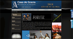 Desktop Screenshot of ministerioscasadegracia.com