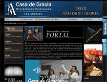 Tablet Screenshot of ministerioscasadegracia.com